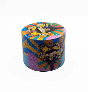 4pc Orange and blue gru minion grinder