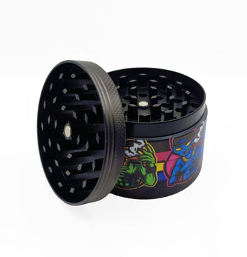 4pc Black Trio alien grinder