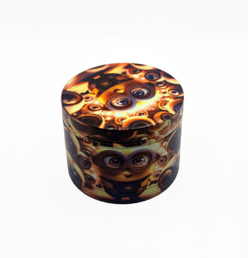 4pc Crazy bob minions grinder
