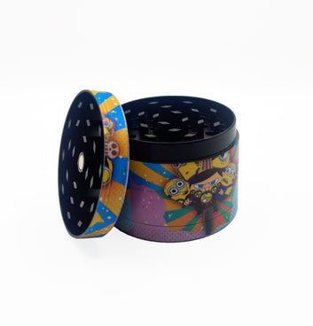 4pc Orange and blue gru minion grinder